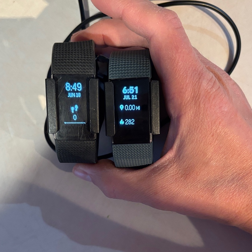 fitbit Charge 2 Dual Black Activity Trackers